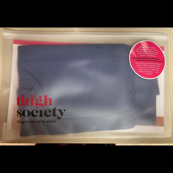 Thigh Society Navy Blue Cooling Slip Shorts XL/2XL - Picture 4 of 5